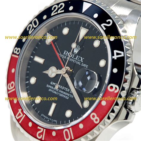 rolex rosso nero|Orologio Rolex GMT.